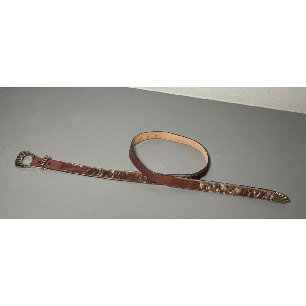 Women's Tony Lama Cow Hide‎ Leather Western Belt Size 28